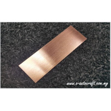 Name Tag Bronze Hairline<br>2D Etching @ Printing<br>NTBH/PH_01